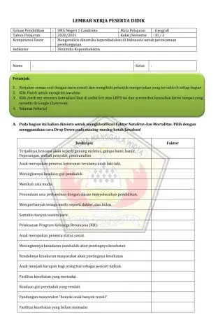 Dinamika Kependudukan