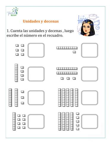 Unidades y decenas