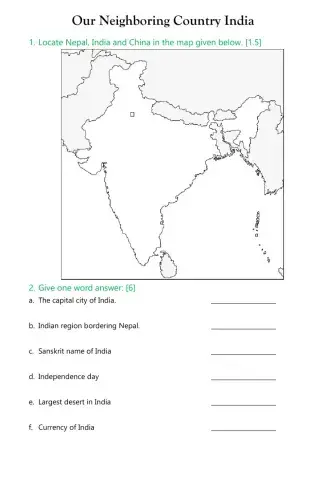 Our Neighboring Country India