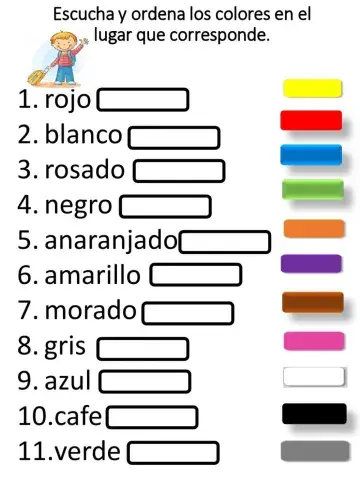 Practicando los colores