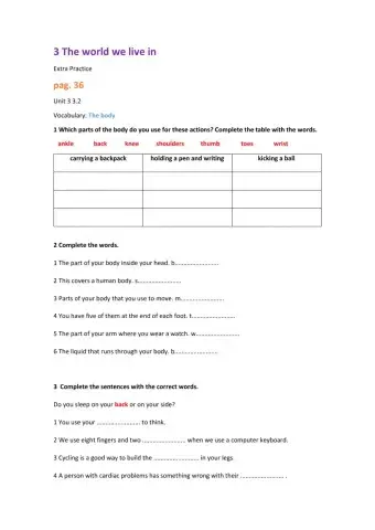 The world we live in