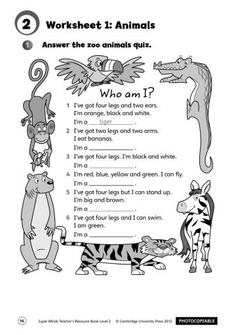 The zoo animals quiz
