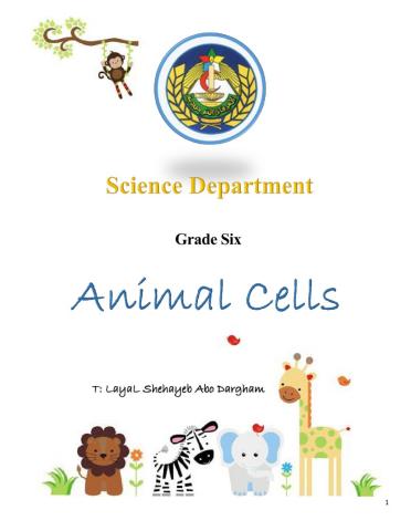 Animal cells