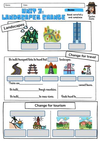 Unit 3: Landscapes Change