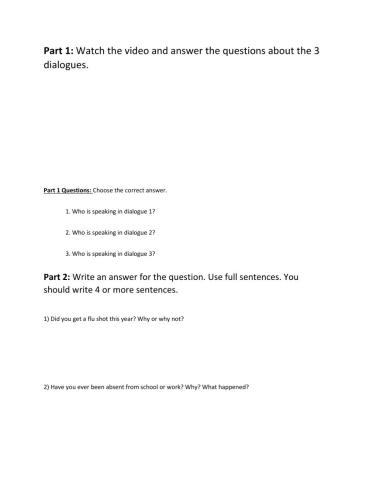 Colds and Flu part 3