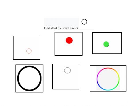 Find all the small circles