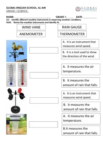 Weather instruments