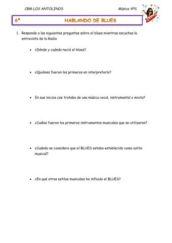 Estilos musicales: El Blues