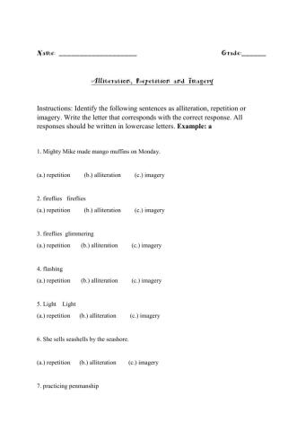 Fireflies (Literary devices)