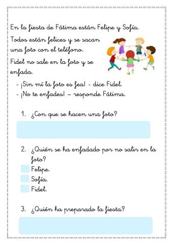 Comprensión lectora 13