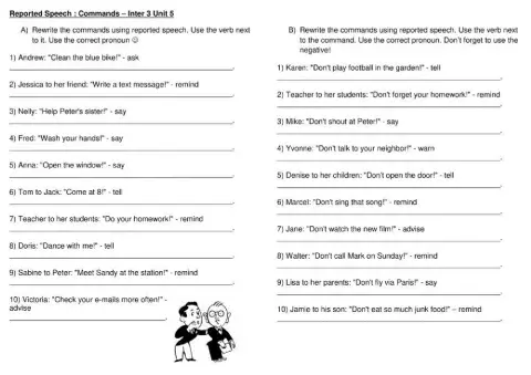 Inter 3 Reporting Commands and Advice