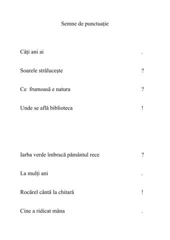 Semne de punctuație