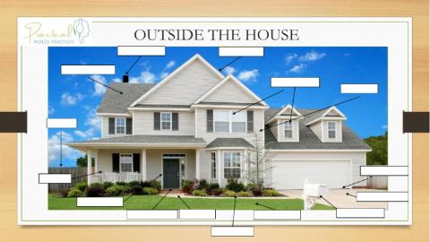 Vocabulary test - my house - part 1