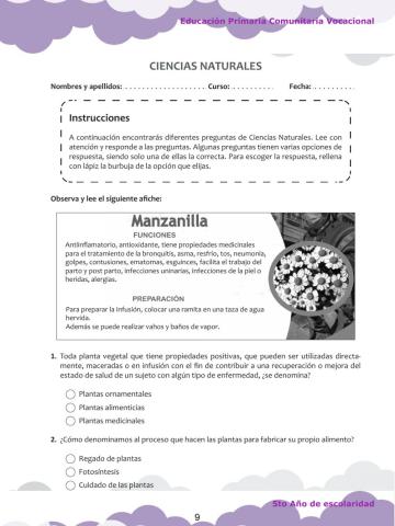 Ciencias Naturales 5to