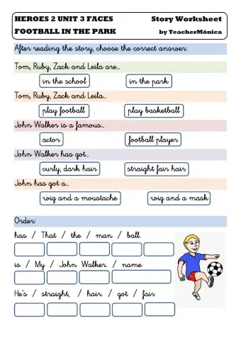 Football in the park story