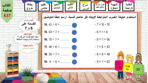 حقائق الضرب المترابطة