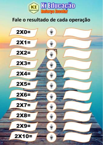 Tabuada de Multiplicação 02