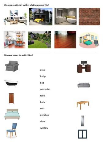 Rooms and furniture