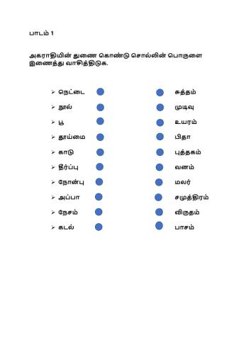 Bahasa Tamil SK