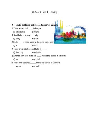 All clear 7 listening unit 4