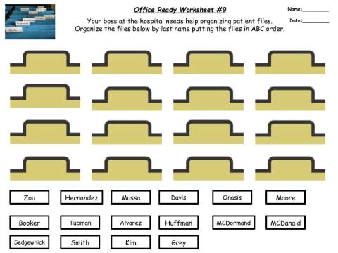 Office Ready Worksheet -9