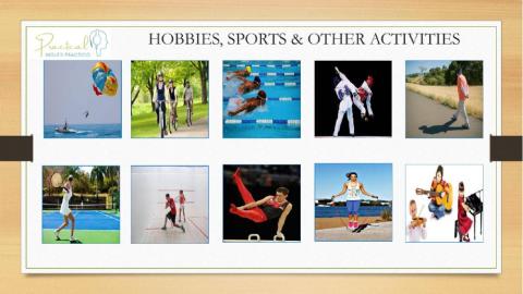 Vocabulary test - hobbies & sports - part 4