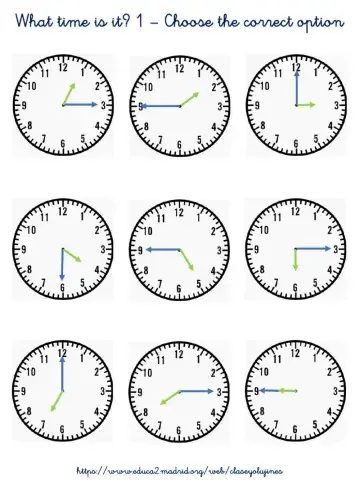 What Time is it? 1 - Choose