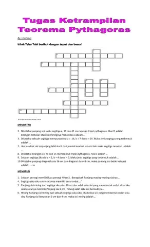 Puzzle Matematika