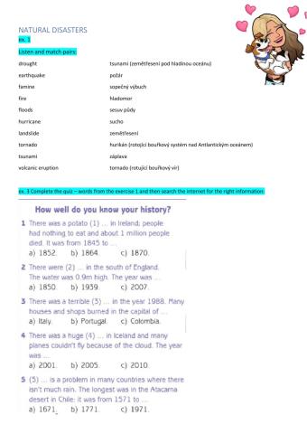 motivate 2 SB36 Natural disasters