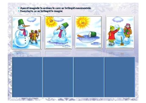 ”Când se întâmplă?”- Joc-exercițiu de stabilire a succesiunii evenimentelor