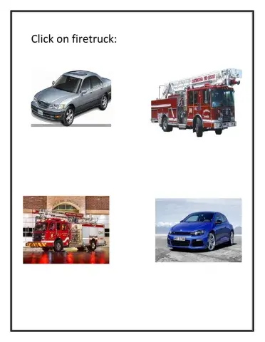 Click on the firetruck