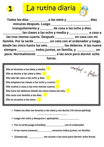 Rutina diaria escuchar