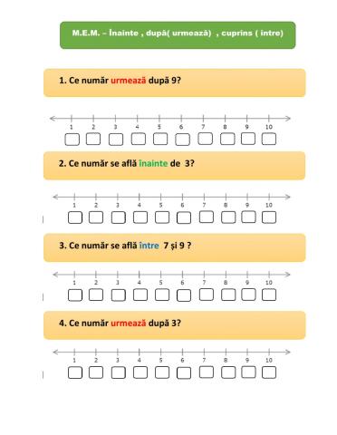 MEM- inainte, după , intre