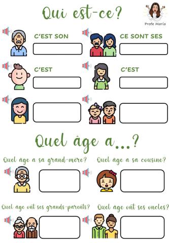 Qui est-ce? 2 La famille