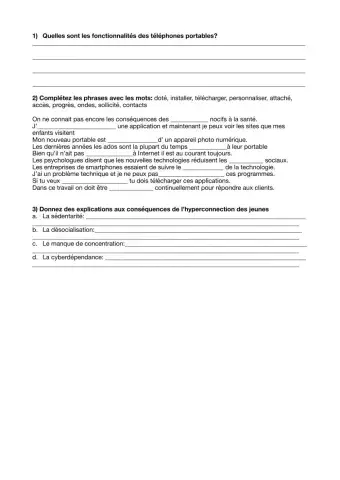 Delf ado B2 unité 2 les réseaux sociaux