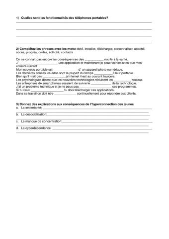 Delf ado B2 unité 2 les réseaux sociaux