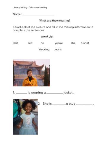 What are they wearing?