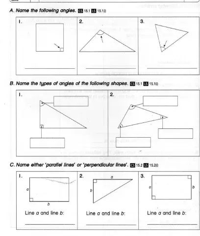 Parallel and perpendicular lines