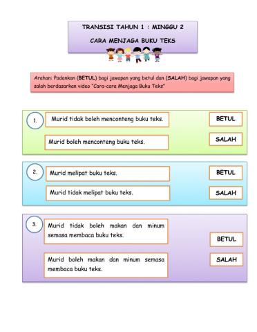 Cara menjaga buku teks