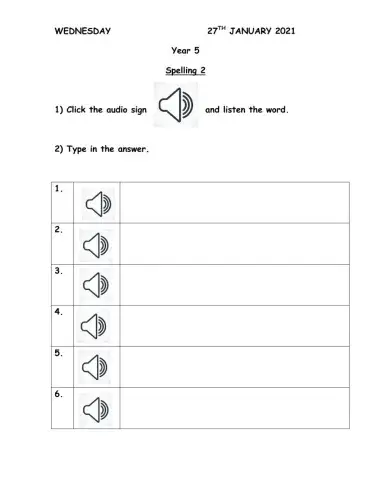 Starter Unit : free time