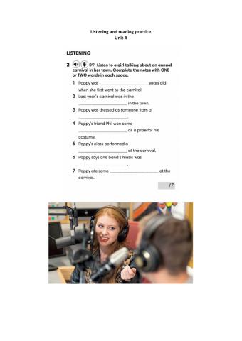 Ket listening and reading practice