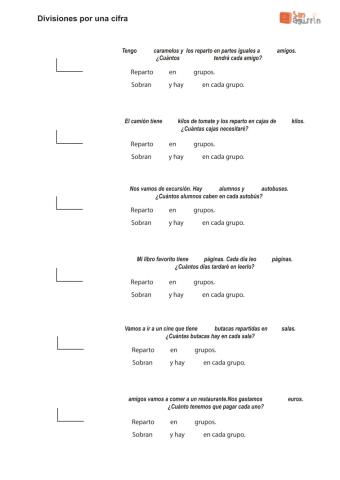 Divisiones por una cifra