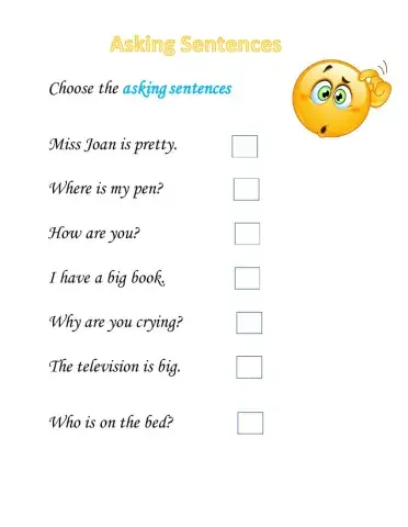 Asking Sentences