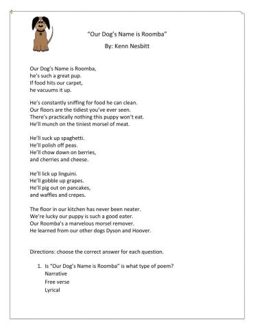 Our Dog's Name is Roomba