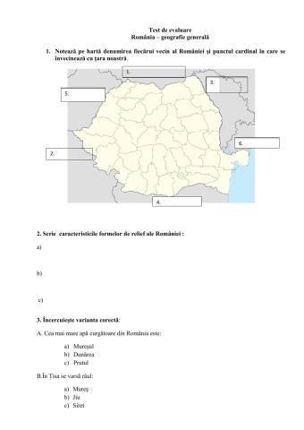 România-  geografia generală