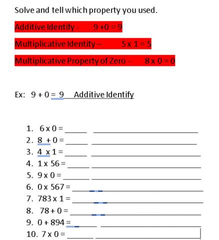 Properties Operations