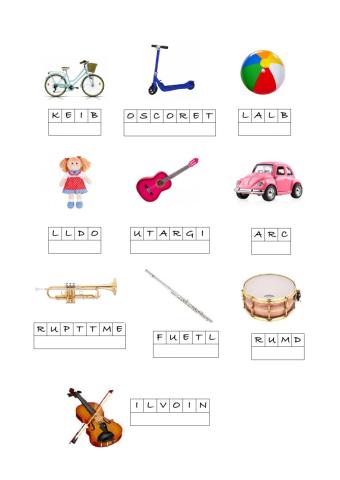 Toys and instruments