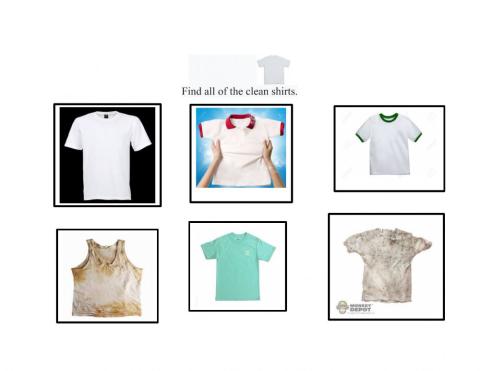 Select clean shirt