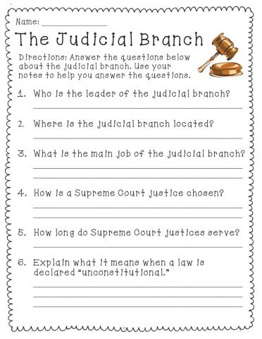The Judicial Branch