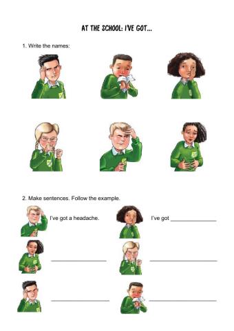 At the school: I've got...